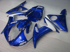 Factory Style - Blau Wei? Verkleidungen und Karosserien für 2005 YZF-R6 #LF3509