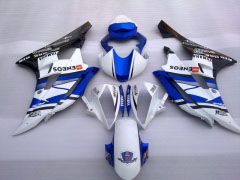 工場スタイル - 青い 白い フェアリングとボディワーク 2006-2007 YZF-R6 #LF3466
