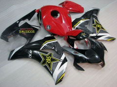 Rockstar - rojo Negro Fairings and Bodywork For 2008-2011 CBR1000RR #LF4340