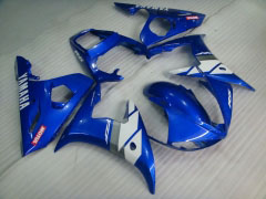 Factory Style - Blau Verkleidungen und Karosserien für 2005 YZF-R6 #LF3518
