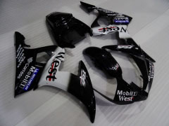 West - Blanco Negro Fairings and Bodywork For 2005 YZF-R6 #LF3483