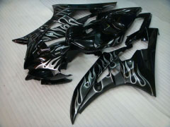 Flame - Negro Fairings and Bodywork For 2006-2007 YZF-R6 #LF3471