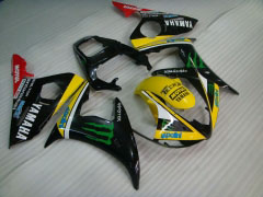 Monster - Gelb Schwarz Verkleidungen und Karosserien für 2005 YZF-R6 #LF3512