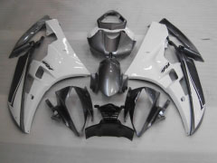 Factory Style - White Black Fairings and Bodywork For 2006-2007 YZF-R6 #LF6887