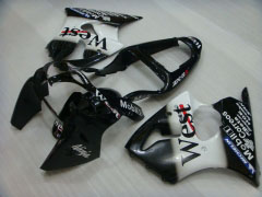 MICHELIN, West - Wei? Schwarz Verkleidungen und Karosserien für 2000-2002 Ninja ZX-6R #LF5118