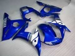 Stile di fabbrica - Blu bianca Carena e Carrozzeria Per 2005 YZF-R6 #LF3524