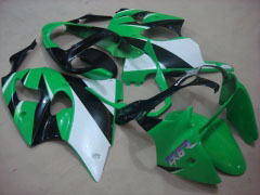 Factory Style - Green White Fairings and Bodywork For 2000-2002 NINJA ZX-6R #LF6166