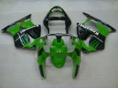 Monster - vert Noir Carénages et carrosserie pour 2000-2002 NINJA ZX-6R #LF3323