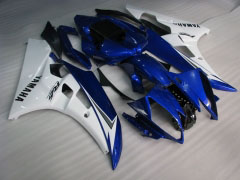 Estilo de fábrica - Azul Blanco Fairings and Bodywork For 2006-2007 YZF-R6 #LF3479