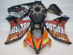 Rossi - オレンジ 黒 フェアリングとボディワーク 2008-2011 CBR1000RR #LF4339