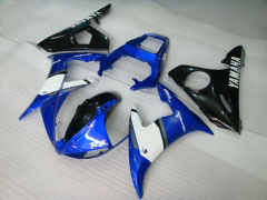 Estilo de fábrica - Azul Negro Fairings and Bodywork For 2003-2004 YZF-R6 #LF6906