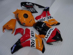 Repsol - Orange Black Fairings and Bodywork For 2008-2011 CBR1000RR #LF4323