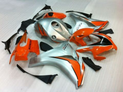Factory Style - Red Silver Fairings and Bodywork For 2008-2011 CBR1000RR #LF4350