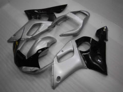 Factory Style - Black Silver Fairings and Bodywork For 1998-2002 YZF-R6 #LF6830