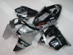 Monster - Black Silver Fairings and Bodywork For 2002-2003 NINJA ZX-9R #LF3291