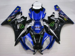 Monster - 青い 黒 フェアリングとボディワーク 2006-2007 YZF-R6 #LF3461