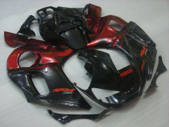 Estilo de fábrica - rojo Negro Fairings and Bodywork For 1998-2002 YZF-R6 #LF3363
