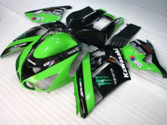 Monster - Green Black Fairings and Bodywork For 2006-2011 NINJA ZX-14R #LF5843