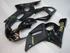 工場スタイル - 黒 フェアリングとボディワーク 1998-2002 YZF-R6 #LF3378