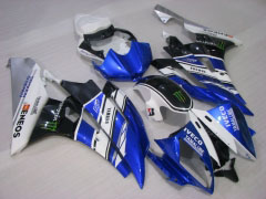 Monster - 青い 白い 黒 フェアリングとボディワーク 2006-2007 YZF-R6 #LF3455