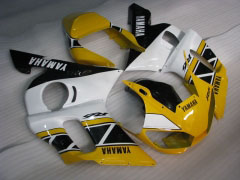 工場スタイル - 黄 白い フェアリングとボディワーク 1998-2002 YZF-R6 #LF3346