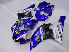 Monster - Blau Wei? Schwarz Verkleidungen und Karosserien für 2006-2007 YZF-R6 #LF3454