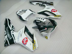Factory Style - Green White Fairings and Bodywork For 2006-2008 Daytona 675 #LF4798