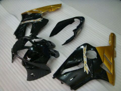 Factory Style - Black Gold Fairings and Bodywork For 2002-2005 NINJA ZX-12R #LF3239