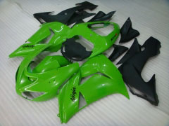 Factory Style - Green Black Fairings and Bodywork For 2006-2007 NINJA ZX-10R #LF6273