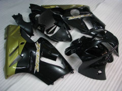 Factory Style - Black Gold Fairings and Bodywork For 2002-2005 NINJA ZX-12R #LF4839