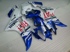 FIAT, MOTUL - Blue White Fairings and Bodywork For 2006-2007 YZF-R6 #LF3443