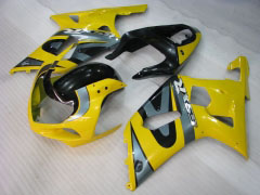Factory Style - Yellow Black Fairings and Bodywork For 2001-2003 GSX-R600 #LF4265