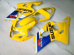 Estilo de fábrica - Amarelo Azul Fairings and Bodywork For 2004-2005 GSX-R600 #LF6448