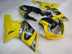 Factory Style - Gelb Schwarz Verkleidungen und Karosserien für 2000-2003 GSX-R750 #LF4210