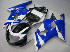 Stile di fabbrica - Blu bianca Nero Carena e Carrozzeria Per 2001-2003 GSX-R600 #LF4262
