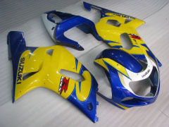 Factory Style - Yellow Blue Fairings and Bodywork For 2001-2003 GSX-R600 #LF4266