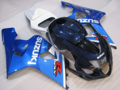 Estilo de fábrica - Azul Branco Fairings and Bodywork For 2004-2005 GSX-R600 #LF4107