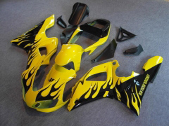 Flame - Yellow Black Fairings and Bodywork For 1998-1999 YZF-R1 #LF7088