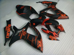Corona - Orange Black Fairings and Bodywork For 2006-2007 GSX-R750 #LF6570