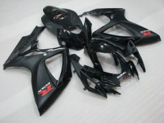 工場スタイル - 黒 マット フェアリングとボディワーク 2006-2007 GSX-R600 #LF6298