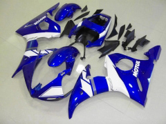 Factory Style - Blue White Fairings and Bodywork For 2003-2004 YZF-R6 #LF6914