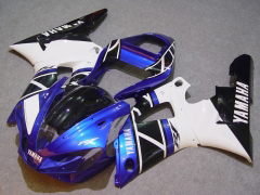 Factory Style - Blue White Fairings and Bodywork For 2000-2001 YZF-R1 #LF7057