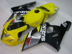 工場スタイル - 黄 黒 フェアリングとボディワーク 2004-2005 GSX-R600 #LF4099