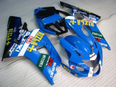 DUNLOP, Rizla+ - Blau Schwarz Verkleidungen und Karosserien für 2004-2005 GSX-R600 #LF6420