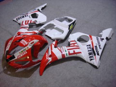 FIAT, MOTUL - Red White Fairings and Bodywork For 2003-2004 YZF-R6 #LF6928