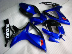 Factory Style - Blau Schwarz Verkleidungen und Karosserien für 2006-2007 GSX-R750 #LF6512