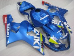 MOTUL - 青い フェアリングとボディワーク 2004-2005 GSX-R750 #LF4089