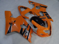 Factory Style - Orange Schwarz Verkleidungen und Karosserien für 2004-2005 GSX-R600 #LF4129