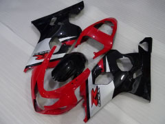 工場スタイル - 赤 黒 フェアリングとボディワーク 2004-2005 GSX-R600 #LF4108