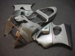 Factory Style - White Silver Fairings and Bodywork For 2000-2002 NINJA ZX-6R #LF6159